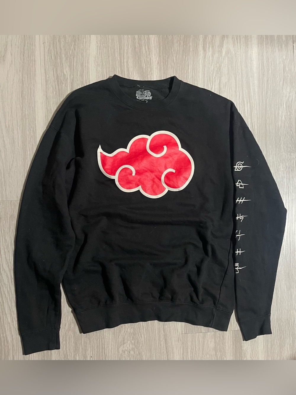 Black Naruto Anime 20th Anniversary Crewneck Sweater